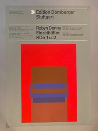 Robyn Denny Einzelbatter Poster