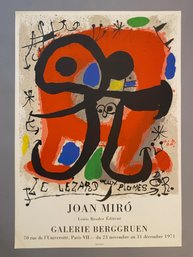 Joan Miro 1971 Poster