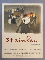 Steinlen Retrospective 1961 Poster