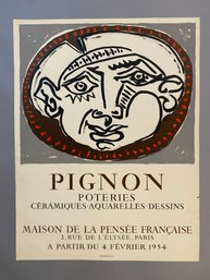 Pignon 1954 Poster