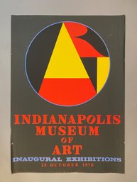 Robert Indiana Indianapolis Museum Of Art 1970 Poster