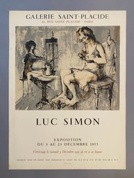 Luc Simon 1955 Poster