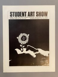 Student Art Show Emily Lowe Gallery Hofstra University 1971 Poster