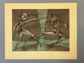 Carlus Dyer Jete Abstract Lithograph