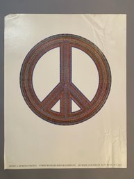 Lawrence Kurtz Peace Sign Poster