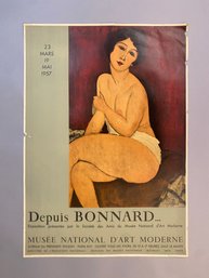 Depuis Bonnard 1957 Poster