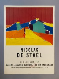 Nicolas De Stael 1957 Poster