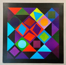 Victor Vasarely Planetariche Floklore Print