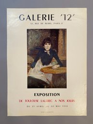 Exposition De Toulouse Lautrec A Nos Jours 1958 Poster