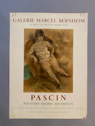 Pascin 1954 Poster