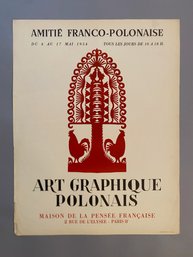 Art Graphique Polonais 1954 Poster