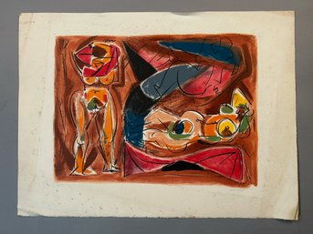 Andre Masson Odalisque Color Lithograph