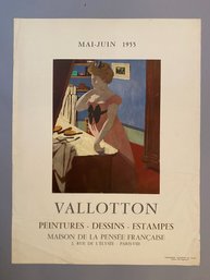 Vallotton 1955 Poster