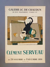 Clement Serveau 1959 Poster