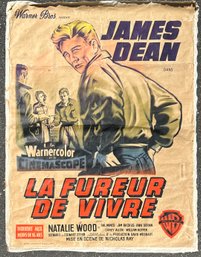 James Dean La Fureur De Vivre Large Poster