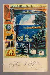 Picasso Cote Dazur Poster