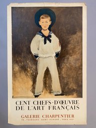 Galerie Charpentier Cent Chefs-doeuvre De Lart Francais Poster