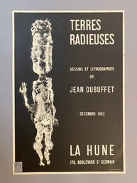 Terres Radieuses Dessins Et Lithographies De Jean Dubuffet 1953 Poster