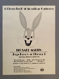 Leonard Martin A Closer Look At American Cartoons, Bugs Bunny, And Beyond 1979 Poster