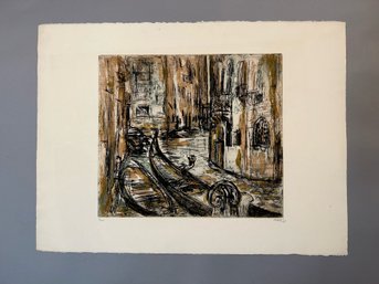 Margaret Kroch-Frishman Gondola Lithograph