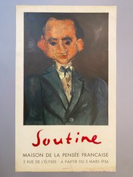 Soutine 1956 Poster