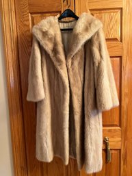 Long Womans Fur Coat