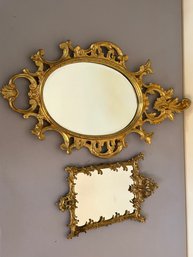 Two Vintage Mirrors