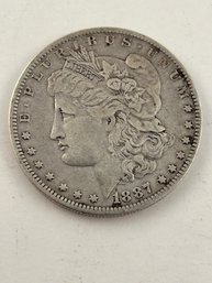 1887 O Morgan Dollar Silver