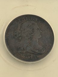 1804 Draped Bust 1/2 Cent XF45