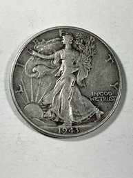 1943 Walking Liberty Half Dollar Silver