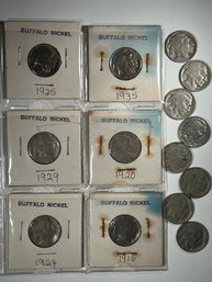 14 Buffalo Nickels 1916-36