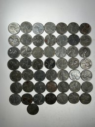 50 1943 Steel War Pennies