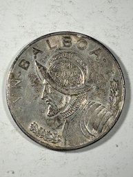 1947 Panama 1 Balboa .900 Silver