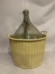 Large Demijohn Light Green