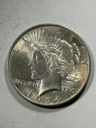 1924 Peace Dollar Silver