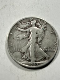 1943 S Walking Liberty Half Dollar Silver