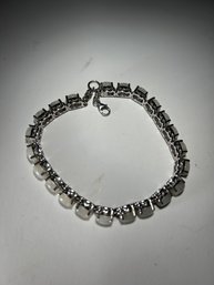 Sterling Silver, Moonstone Bracelet