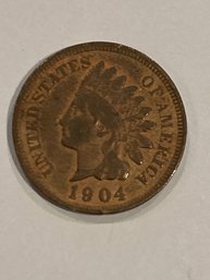 1904 Indian Head Penny 1 Cent