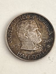 1922 Grant Memorial Half Dollar Silver