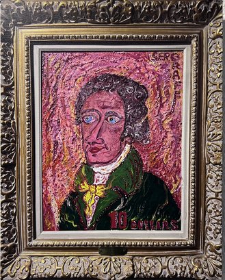 PRINT On Canvas, Portrait Of ALEXANDER HAMILTON By Serg Graff,  Limited Edition, COA