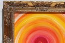 Oil Painting On Canvas, Abstract, Signed S.Graff, Certificate Of Authenticity