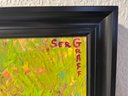 Abstract Painting On Canvas By Serg Graff 'Spring', COA