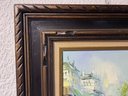 Original Painting On Board, Cityscape, Signed, Framed
