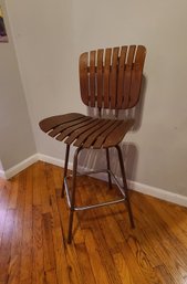 Retro Wood Bar Stool