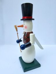 Snowman Wooden Nutcracker