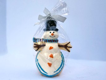 Snowman Candle Never Used