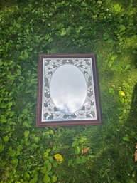 Floral Pattern Mirror