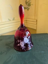 Red Glass Bell