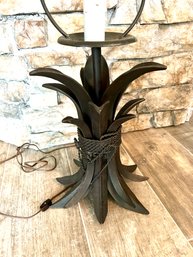 HEAVY SOLID IRON TABLE LAMP