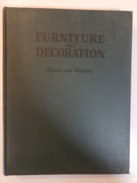 Furniture & Decoration Period & Modern By Joseph Aronson 1941 Hardcover Vintage